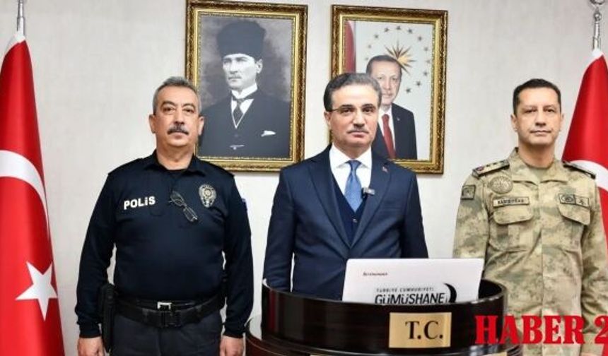 Vali Aydın Baruş Gümüşhane’nin 2026 Yılı Ocak Ayı Güvenlik Bilançosunu Açıkladı