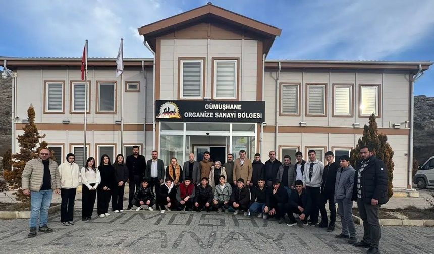 Gümüşhane'de Sanayi ve Okul El Ele: Gençler Üretim Sahasında!