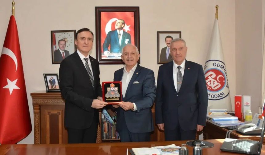 TSKGV'den Gümüşhane TSO'ya Teşekkür Ziyareti