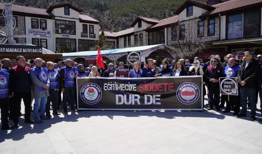 Gümüşhane’de Eğitimciler Kenetlendi: Siverek’teki Saldırıya Ortak Tepki!