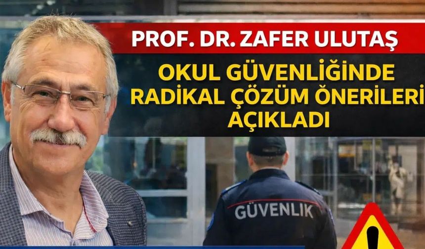 Eğitimde Şiddete "Dur" Diyecek Plan: İşte Ulutaş’ın Çözüm Reçetesi!