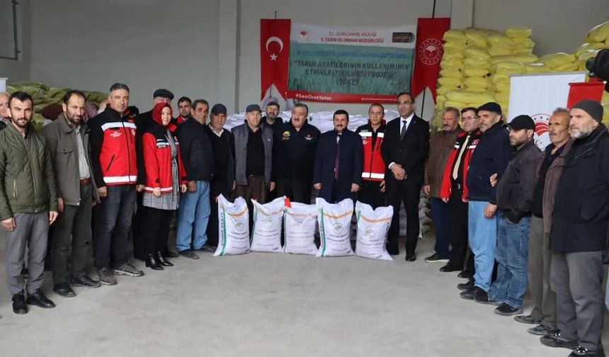 Gümüşhane’de Üretim Seferberliği: Çiftçiye 55 Tonluk Dev Nohut Desteği