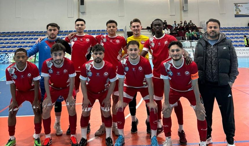 Gümüşhane Üniversitesi Salon Futbolunda Türkiye Finallerine Yükseldi!