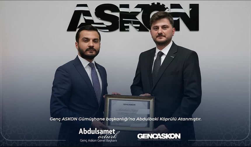 Genç ASKON Gümüşhane'de Köprülü Dönemi: İlk Hedef Üretim ve İstihdam!"