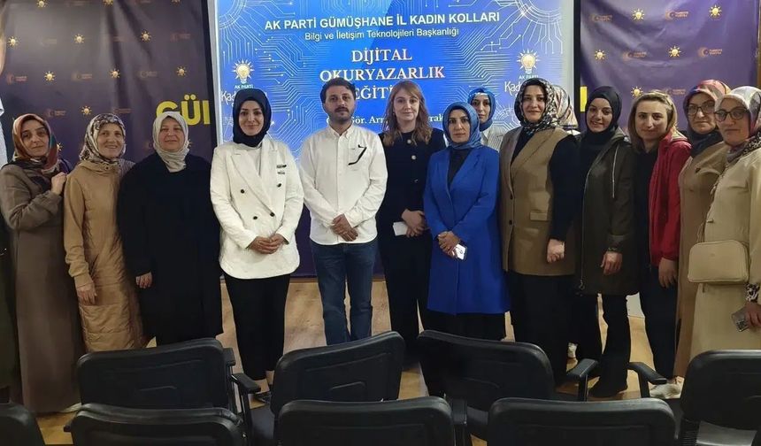 AK Parti Gümüşhane Kadın Kolları’ndan Dijital Dönüşüm Hamlesi