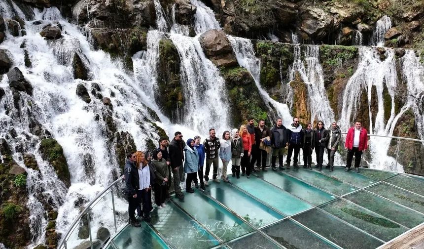 GÜDAK’tan Şiran Çıkartması: Tomara Şelalesi’nden Zirveye Bahar Yürüyüşü