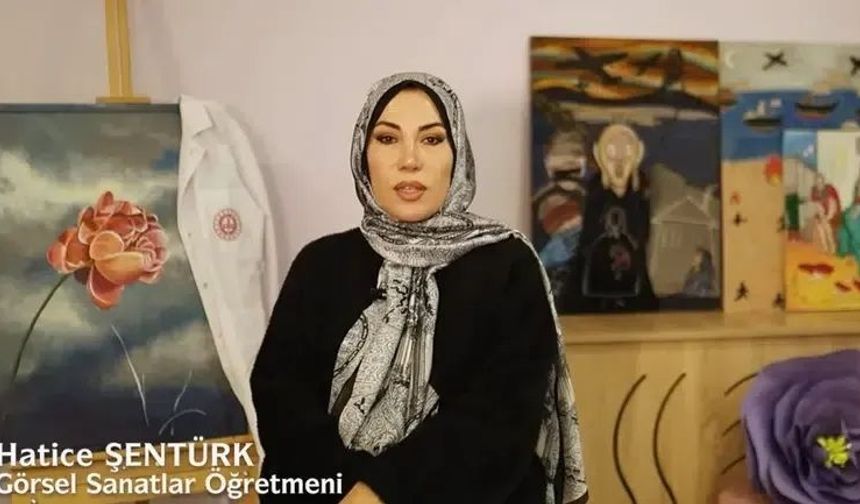 Görsel Sanatlar Öğretmeni Hatice Şentürk’ten Örnek Projeler