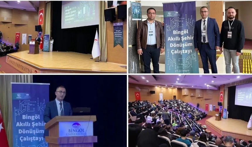Gümüşhane Belediyesi Akıllı Şehir Deneyimlerini Bingöl'deki Çalıştayda Paylaştı