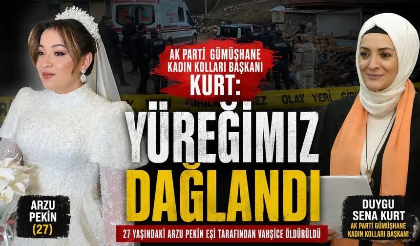 AK Parti Gümüşhane Kadın Kolları’ndan Torul'daki Acı Olay Sonrası Sert Açıklama