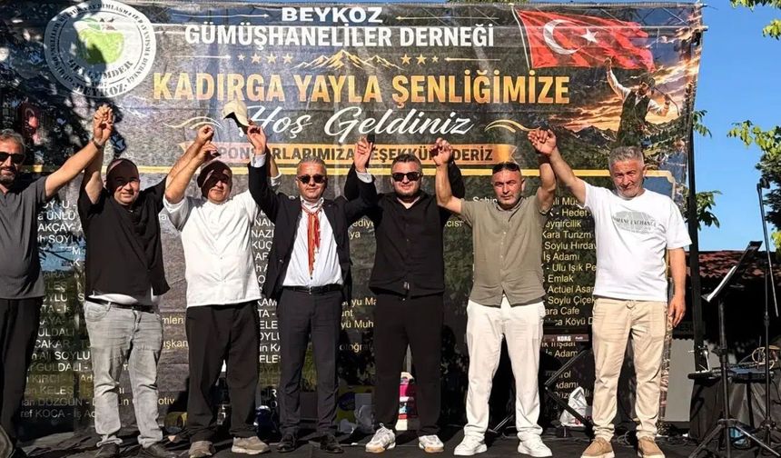 Beykoz Gümüşhaneliler Derneği'nden Muhteşem Kadırga Yayla Şenliği