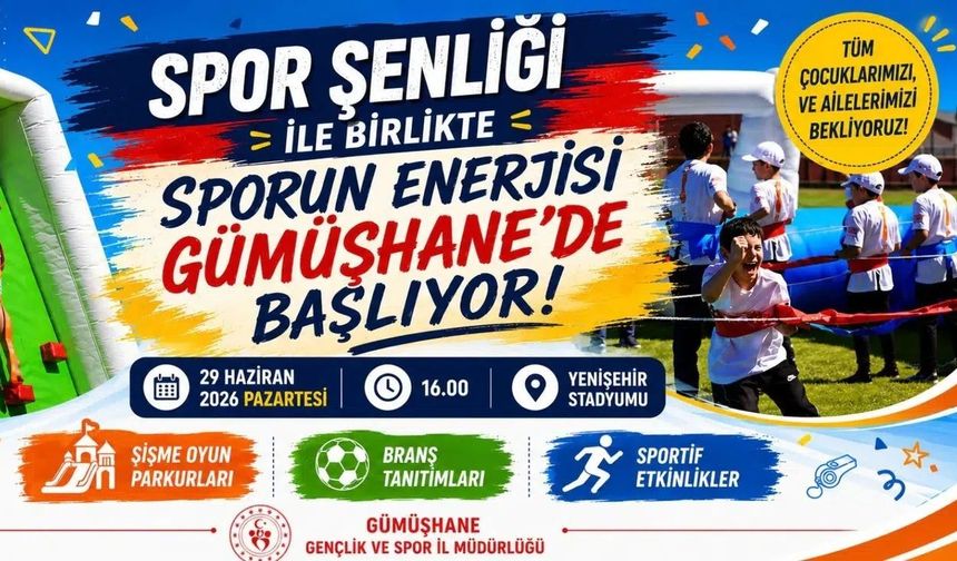 Gümüşhane Yenişehir Stadyumu Büyük Spor Şenliğine Ev Sahipliği Yapacak