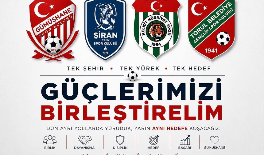 Ertürk Yakut'tan Gümüşhane Futbolu İçin Birleşme Çağrısı