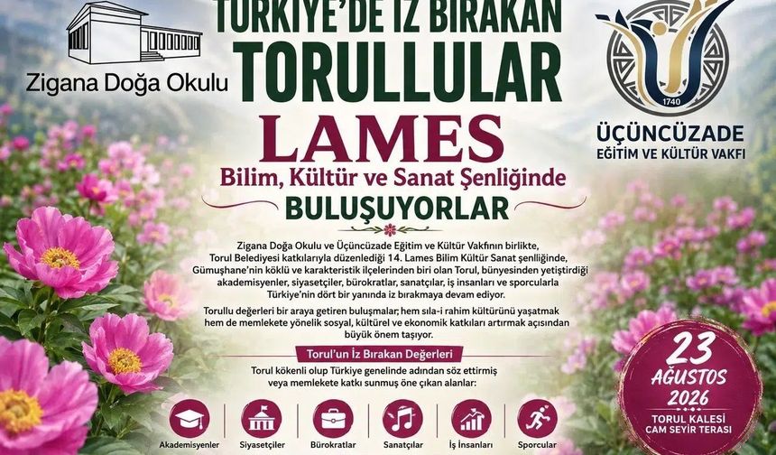 LAMES Şenliği 23 Ağustos'ta Torul Kalesi Cam Terası'nda Başlıyor