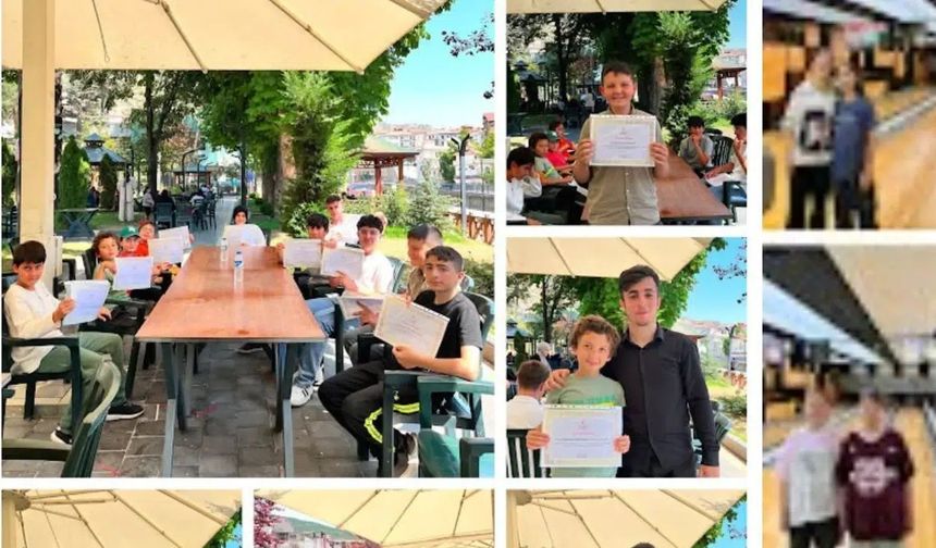 İlim Yayma Cemiyeti Gümüşhane Şubesi'nde Yaz Okulu Mezuniyet Coşkusu
