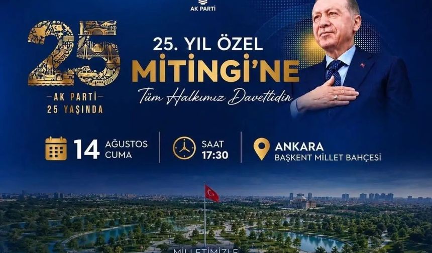 AK Parti 25 Yaşında! Gümüşhane İl Başkanı Erdoğdu’dan Kutlama Mesajı