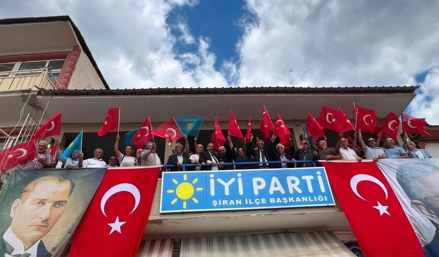Şiran’da Birlik ve Beraberlik Mesajı: İYİ Parti Yeni Binasını Açtı