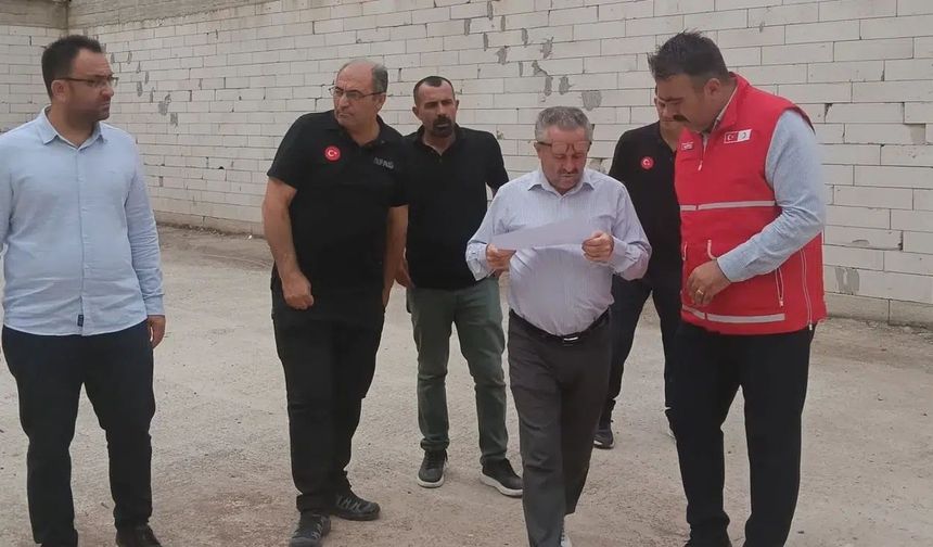 Kızılay Heyeti Gümüşhane Aşevi Proje Alanını İnceledi