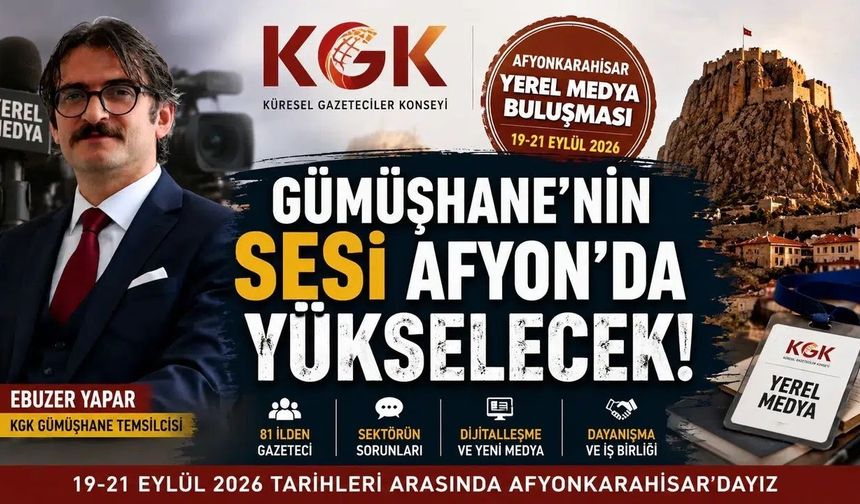 Yerel Medyanın Kalbi Afyon’da Atacak: Gümüşhane Masadaki Yerini Alacak