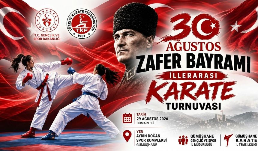 Gümüşhane’de Karate Rüzgârı Esacak: Zafer Bayramı Özel Turnuvası