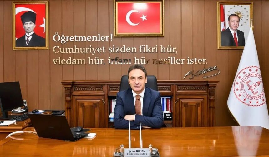 Gümüşhane Millî Eğitim Müdürü Doğan’dan Eğitime Destek Verenlere Teşekkür