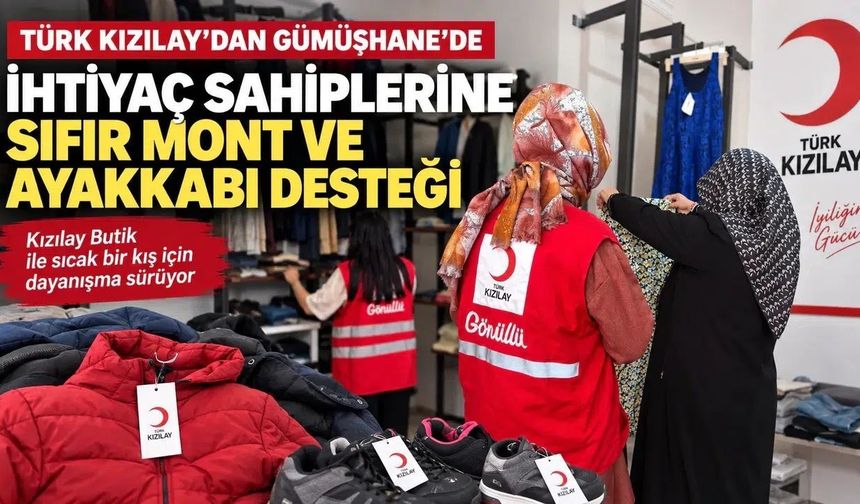 Türk Kızılay Gümüşhane Şubesi’nden İhtiyaç Sahiplerine Giyim Yardımı
