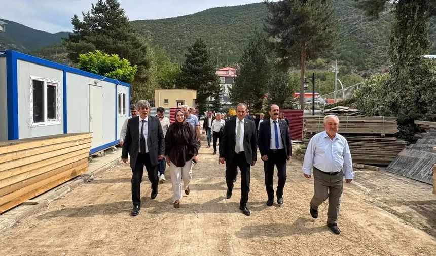 Milletvekili Musa Küçük Torul Devlet Hastanesi Ek Bina İnşaatını Yerinde İnceledi
