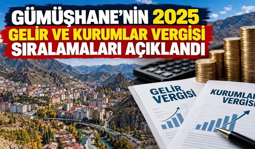 Balıkçılıktan Kömüre, Gayrimenkulden Kuyumculuğa: İşte Gümüşhane’nin Vergi Devleri