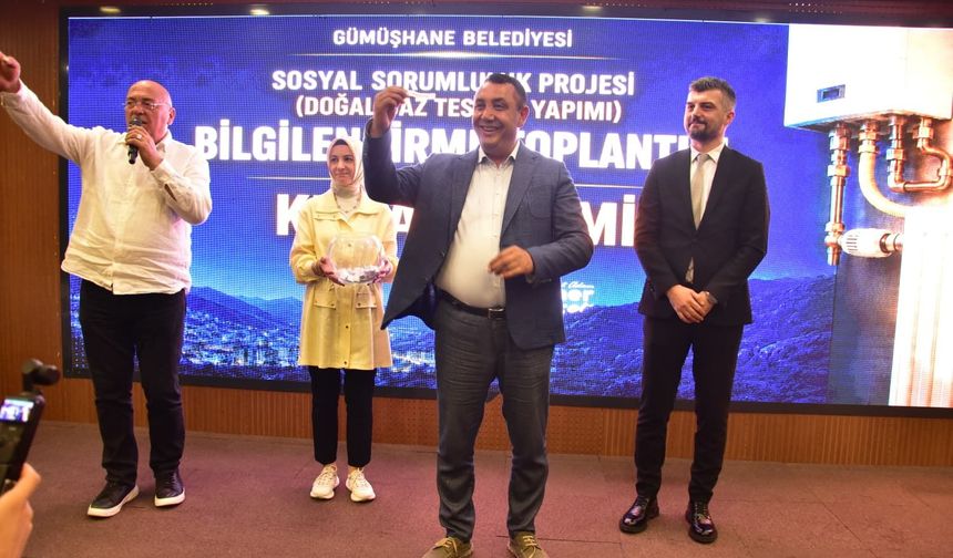 Gümüşhane Belediyesi’nden Sosyal Dev Adım: 100 Aileye Ücretsiz Doğalgaz!