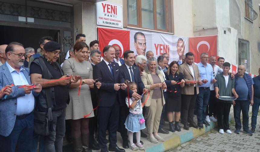 Yeni Parti Gümüşhane İl ve Merkez İlçe Başkanlığı Binaları Açıldı