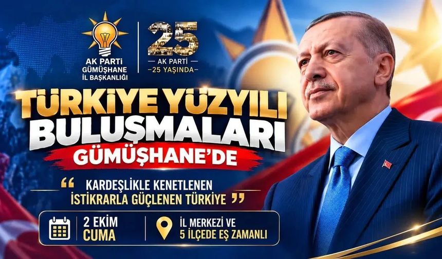 AK Parti Genel Merkez Kurmayları ve Bölge Milletvekilleri Gümüşhane’ye Geliyor