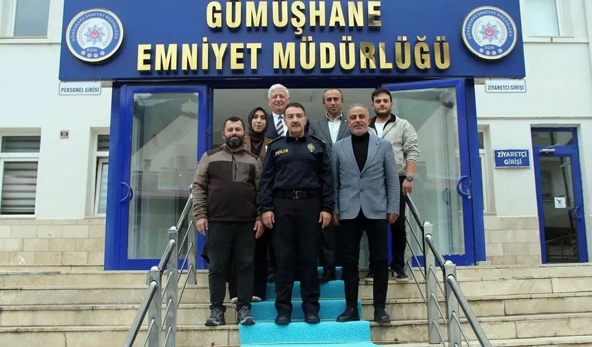 Gümüşhane Basınından İl Emniyet Müdürü Yüksel’e "Hayırlı Olsun" Ziyareti