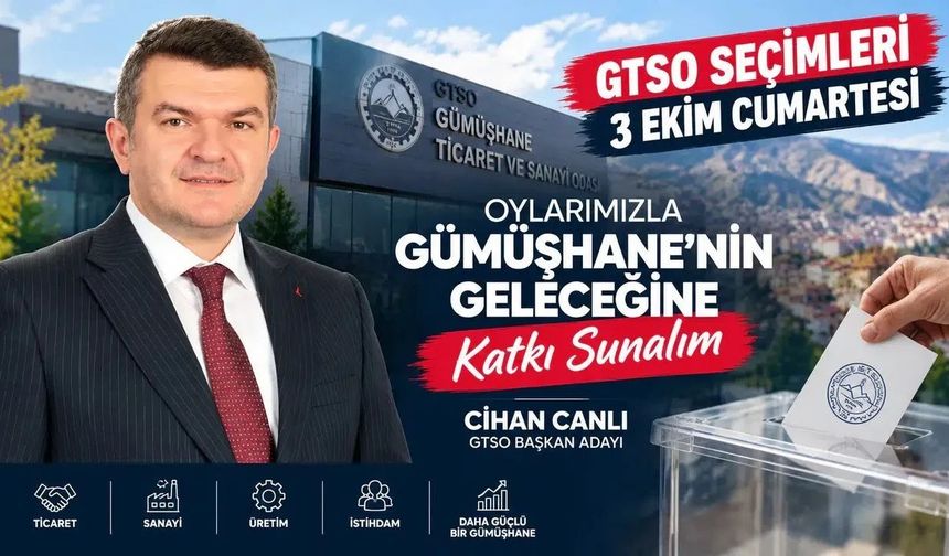 "Bu Seçim GTSO’nun Geleceğidir!" Cihan Canlı Sandık İçin Çağrıda Bulundu
