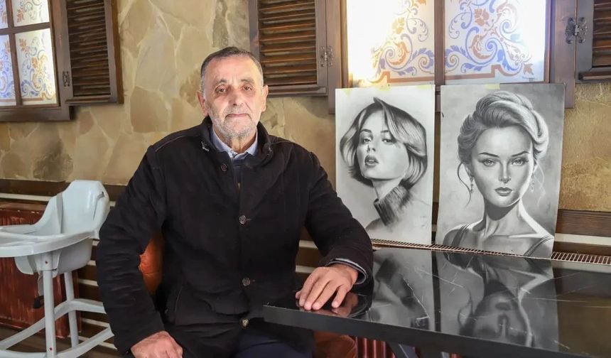 Fırçasından Sevgi Akıyor: Usta Ressam Fikret Bozkır Portreleriyle Büyülüyor