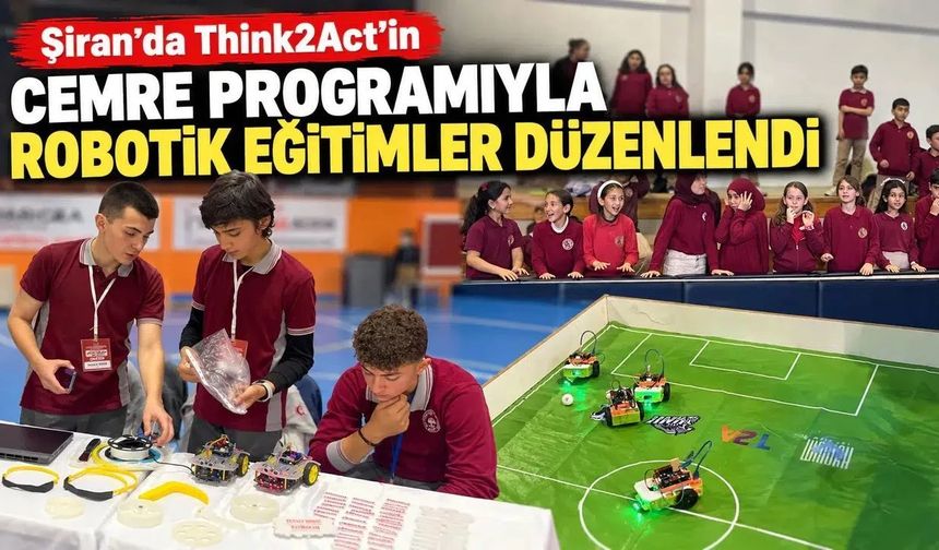 Gümüşhane Şiran’da "Cemre" Programı Kapsamında Teknoloji Seferberliği