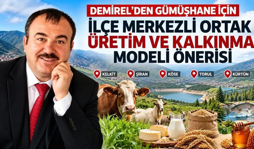 Tüketici Birliği Federasyonu Üyesi Demirel Gümüşhane’nin Kalkınma Haritasını Açıkladı