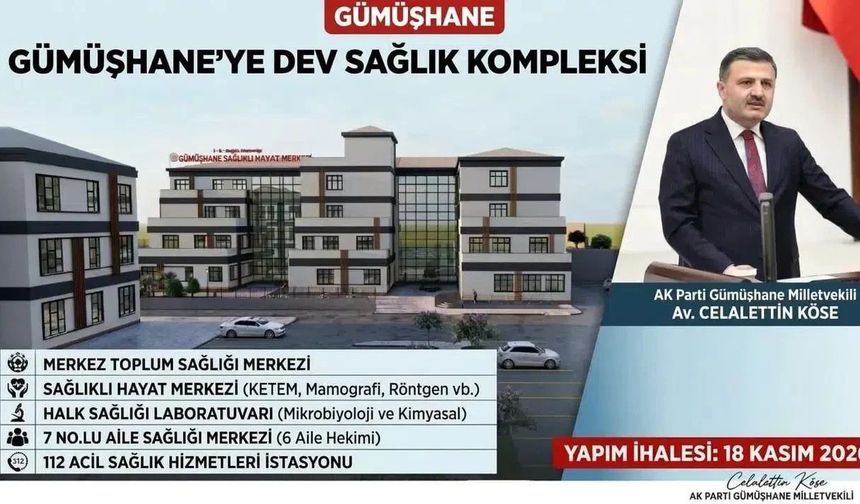 Gümüşhane’ye 20 Üniteli Modern Ağız Ve Diş Sağlığı Merkezi Geliyor