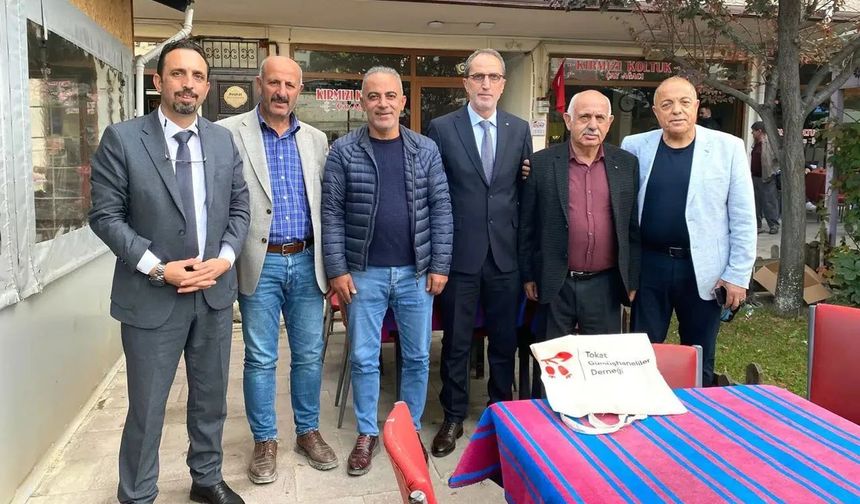 Tokat Gümüşhaneliler Derneği Yönetimi Gümüşhane'de Temaslarda Bulundu