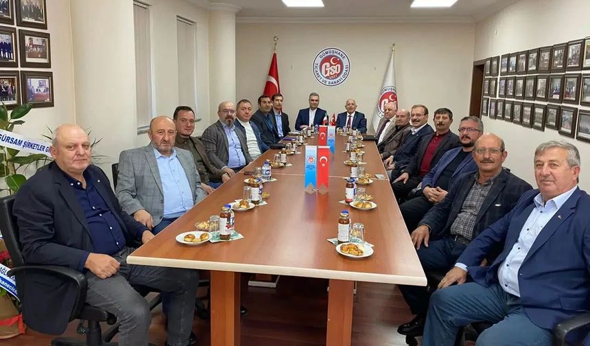 Gümüşhane Ticaret ve Sanayi Odası’nda İran Başkonsolosu Hossein Khosravi Ağırlandı