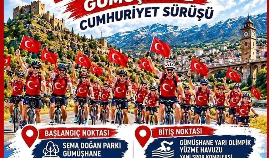 "Türkiye Pedallıyor": Gümüşhane’de 31 Ekim Cumartesi Günü Dev Bisiklet Organizasyonu