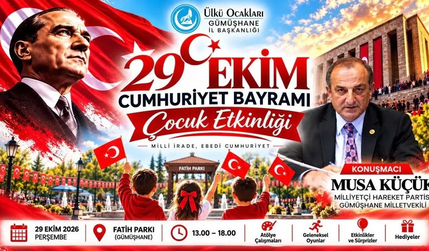 Gümüşhane Ülkü Ocakları Cumhuriyet Bayramı Program Detaylarını Kamuoyuyla Paylaştı