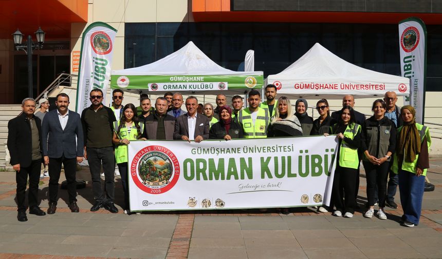Gümüşhane Üniversitesi Yeşil Kampüs Hedefleri Doğrultusunda Orman Kulübünü Hayata Geçirdi