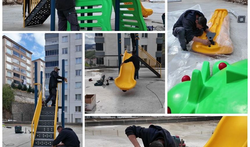 Gümüşhane Yeni Mahalle’ye Modern Çocuk Parkı Kazandırılıyor