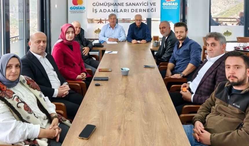 Torul Cam Teras'ta Gümüşhane Zirvesi: GÜSİAD İş Dünyasını Buluşturdu