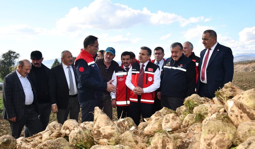 Gümüşhane Valisi Cevdet Atay Kelkit Ovası'nda Üreticilerin Hasat Sezonuna Ortak Oldu