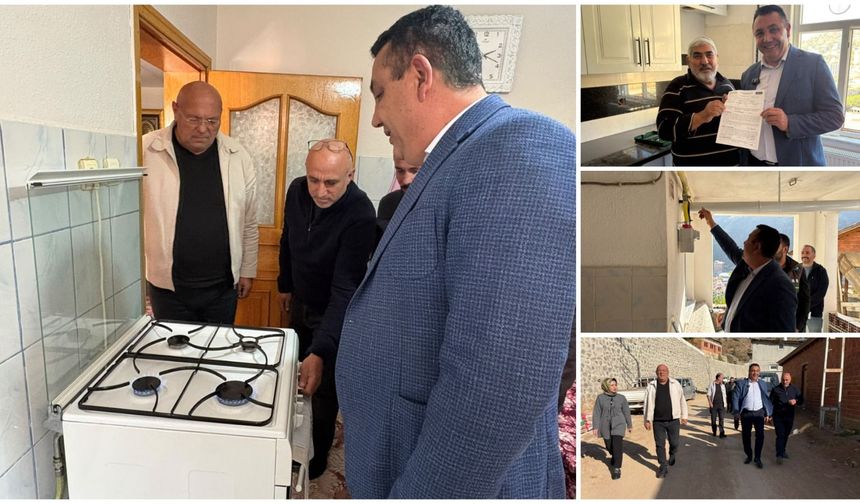 Gümüşhane’de Sosyal Belediyecilik Hamlesi: İhtiyaç Sahibi Evlerde İlk Gaz Verildi